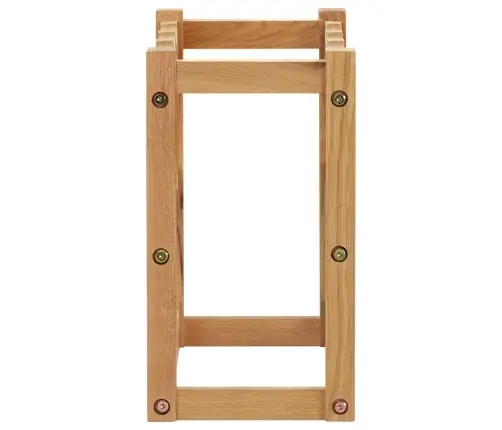 Vīna Pudeļu Plaukts 12 Pudelēm, 47X21X36 Cm, Ozola Masīvkoks Vidaxl