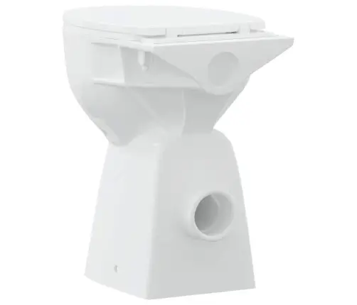 Tualete Bez Apmales, 7 Cm Papildu Augstums, Klusa Aizvēršana, Balta Keramika Vidaxl