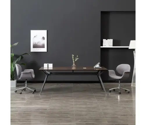 Biroja Krēsls, Pelēks Audums Vidaxl