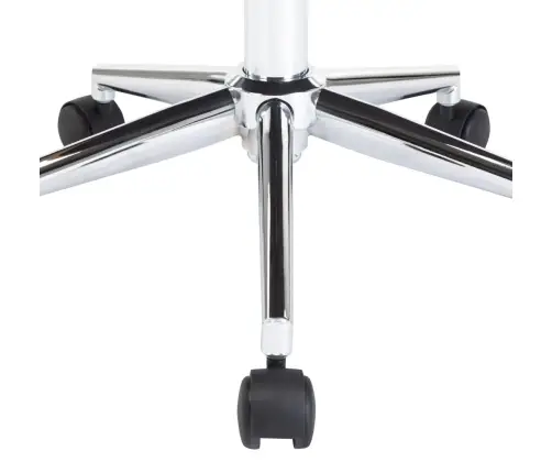 Biroja Krēsls, Grozāms, Liekts Koks, Melna Mākslīgā Āda Vidaxl