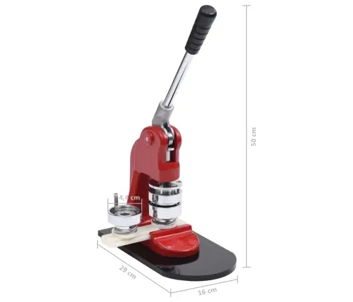 Nozīmīšu Izgatavošanas Ierīce Ar Apļu Griezēju, 44 M Vidaxl