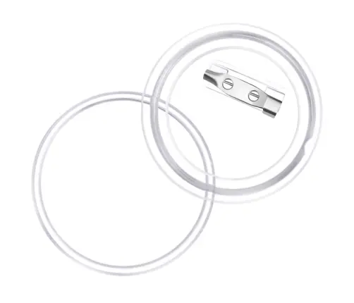 Apaļu Nozīmīšu Komplekti, 100 Gab., Akrils, 44 Mm Vidaxl