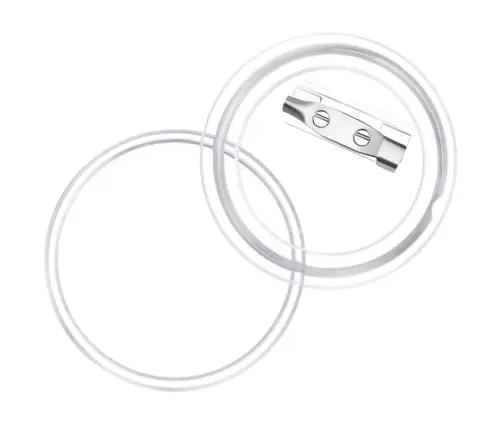 Apaļu Nozīmīšu Komplekti, 100 Gab., Akrils, 37 Mm Vidaxl