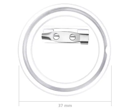 Apaļu Nozīmīšu Komplekti, 100 Gab., Akrils, 37 Mm Vidaxl