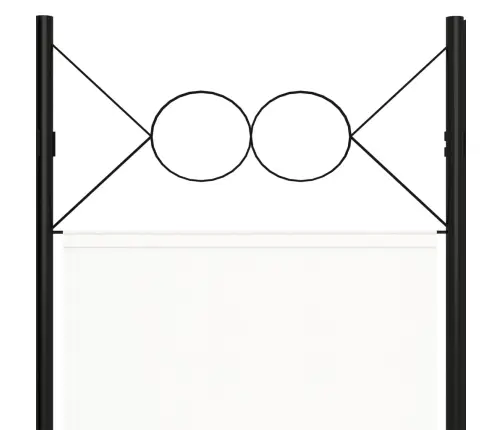 3-Paneļu Istabas Aizslietnis, Balts, 120X180 Cm Vidaxl