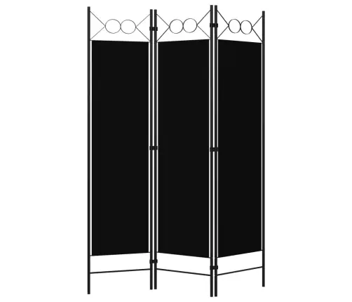 Kambario Pertvara, 3 Dalių, Juodos Spalvos, 120X180Cm