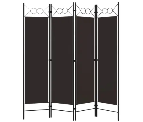 4-Paneļu Istabas Aizslietnis, Brūns, 160X180 Cm Vidaxl