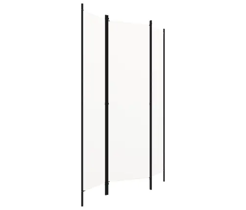 3-Paneļu Istabas Aizslietnis, Balts, 150X180 Cm Vidaxl