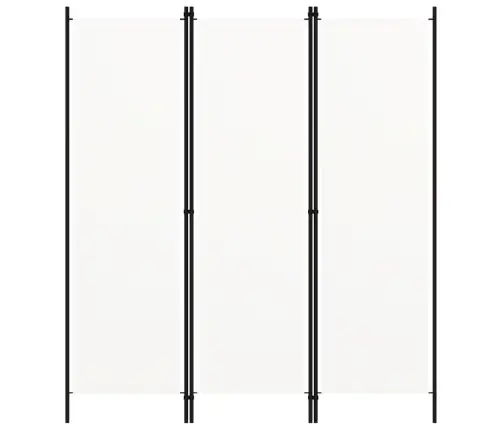 3-Paneļu Istabas Aizslietnis, Balts, 150X180 Cm Vidaxl