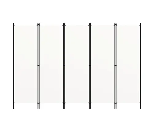 5-Paneļu Istabas Aizslietnis, Balts, 250X180 Cm Vidaxl