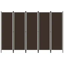 Kambario Pertvara, 5 Dalių, Rudos Spalvos, 250X180Cm