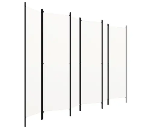 6-Paneļu Istabas Aizslietnis, Balts, 300X180 Cm  Vidaxl