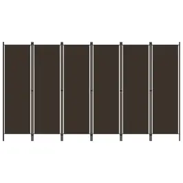 6-Paneļu Istabas Aizslietnis, Brūns, 300X180 Cm Vidaxl