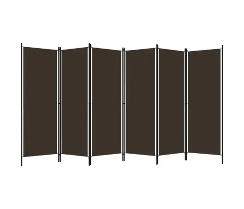 6-Paneļu Istabas Aizslietnis, Brūns, 300X180 Cm Vidaxl