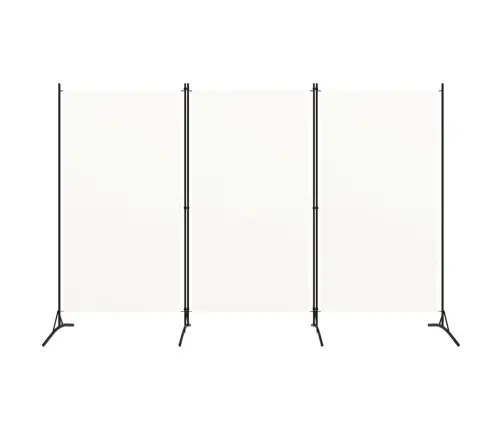 Kambario Pertvara, 3 Dalių, Baltos Spalvos, 260X180cm Audinys