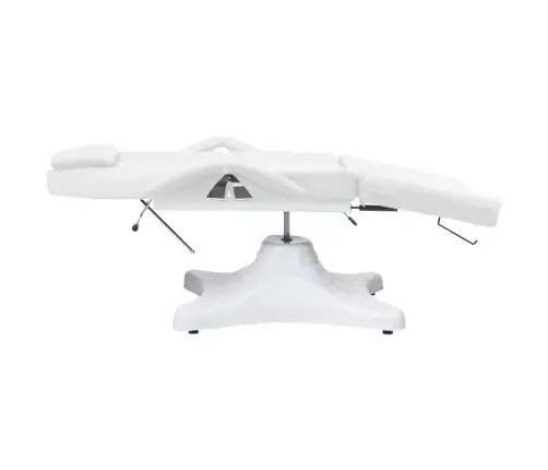 Massaažilaud, Valge, 180 X 62 X (86,5–118) Cm