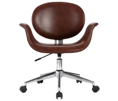 Pöörlevad Söögitoolid, 6 Tk, Pruun, Kunstnahk