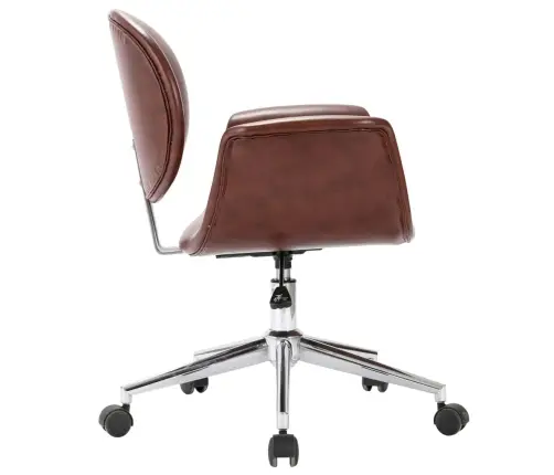 Pöörlevad Söögitoolid, 6 Tk, Pruun, Kunstnahk