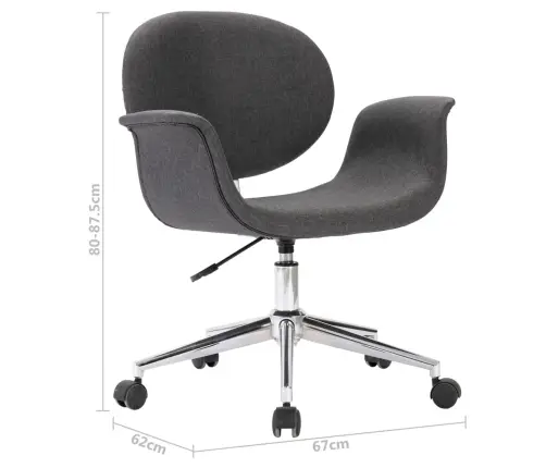 Pöörlevad Söögitoolid, 6 Tk, Hall, Kangas