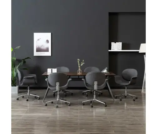 Pöörlevad Söögitoolid, 6 Tk, Hall, Kangas