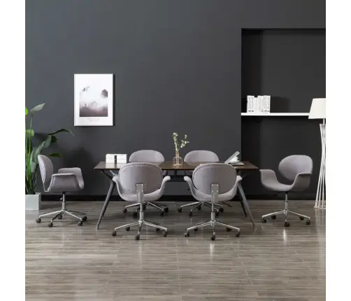 Pöörlevad Söögitoolid, 6 Tk, Hall, Kangas