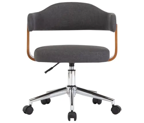 Pasukamos Valgomojo Kėdės, 4Vnt., Pilkos, Išlenkta Med. Ir Aud.