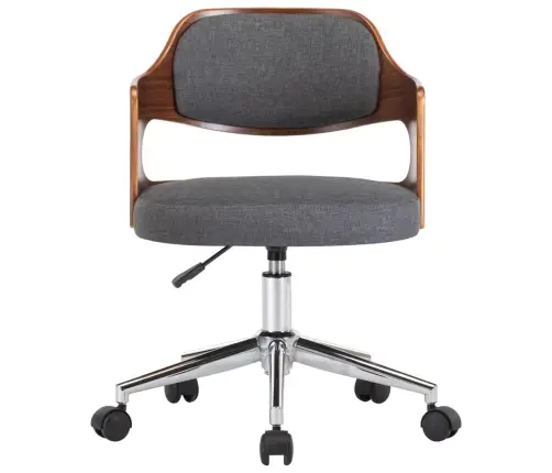 Pasukamos Valgomojo Kėdės, 2Vnt., Pilkos, Išlenkta Med. Ir Aud.