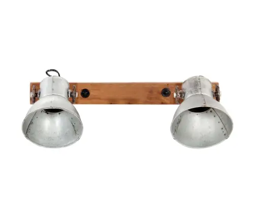 Tööstuslik Seinalamp Hõbedane 45 X 25 Cm E27