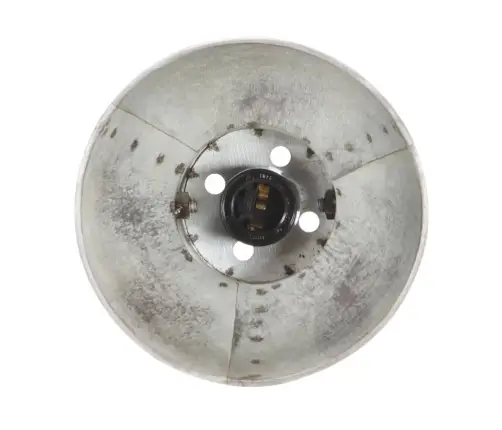 Tööstuslik Seinalamp Hõbedane 45 X 25 Cm E27