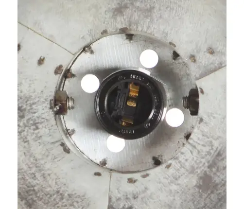 Tööstuslik Seinalamp Hõbedane 45 X 25 Cm E27