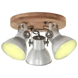 Griestu Lampa, Industriāls Dizains, Sudrabaina, 42X27 Cm, E27 Vidaxl