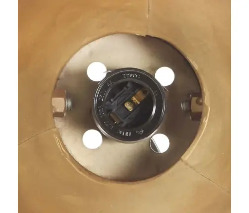 Sieninis Šviestuvas, Žalvario Spalvos, 65X25cm E27