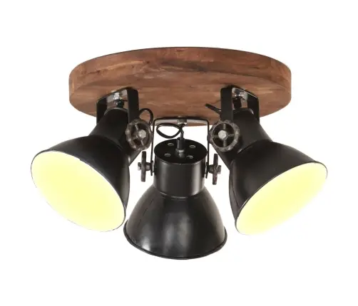 Griestu Lampa, Industriāls Dizains, Melna, 25 W, 42X27 Cm, E27 Vidaxl