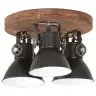 Griestu Lampa, Industriāls Dizains, Melna, 25 W, 42X27 Cm, E27 Vidaxl