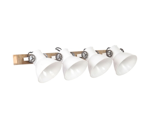 Sienas Lampa, Industriāls Dizains, Balta, 90X25 Cm, E27 Vidaxl