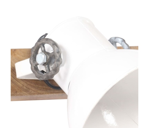 Sienas Lampa, Industriāls Dizains, Balta, 90X25 Cm, E27 Vidaxl