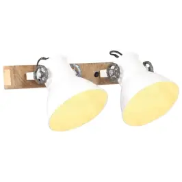 Sienas Lampa, Industriāls Dizains, Balta, 45X25 Cm, E27 Vidaxl