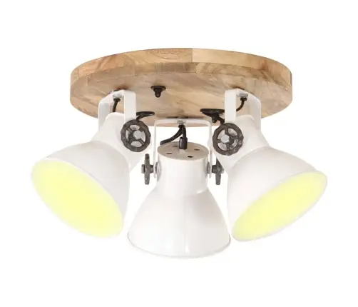 Griestu Lampa, Industriāls Dizains, Balta, 42X27 Cm, 25 W, E27 Vidaxl