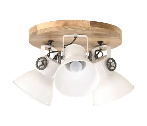 Griestu Lampa, Industriāls Dizains, Balta, 42X27 Cm, 25 W, E27 Vidaxl