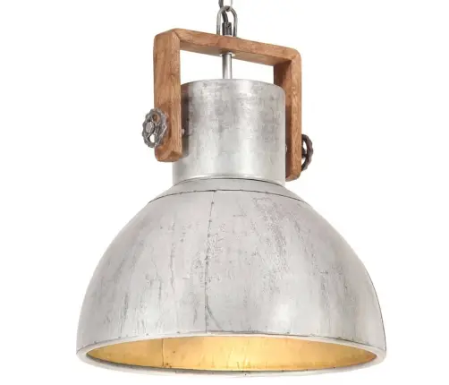 Tööstuslik Laelamp 25 W Hõbedane, Ümmargune 40 Cm E27