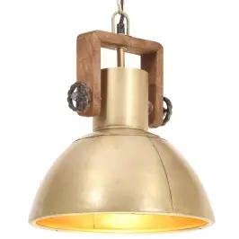 Griestu Lampa, Industriāls Dizains, Misiņa, 25 W, 30 Cm, E27 Vidaxl