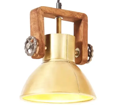 Griestu Lampa, Industriāls Dizains, Misiņa, 25 W, 19 Cm, E27 Vidaxl