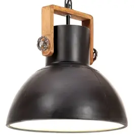 Tööstuslik Laelamp 25 W Must, Ümmargune 30 Cm E27