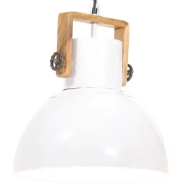 Griestu Lampa, Industriāls Dizains, Balta, 25 W, 40 Cm, E27 Vidaxl
