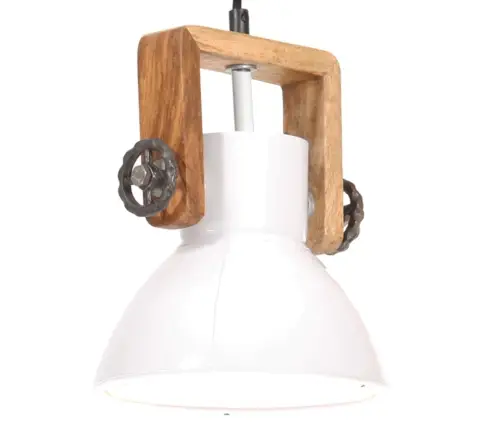 Pakabinamas Šviestuvas, Baltas, 19cm 25W, Apskritas, E27