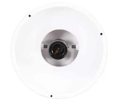 Pakabinamas Šviestuvas, Baltas, 19cm 25W, Apskritas, E27