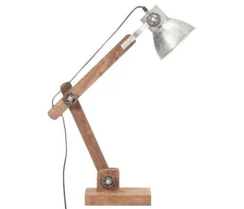 Rašomojo Stalo Lempa, Sidabrinė, 58X18X90cm Apskrita, E27