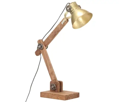 Tööstuslik Laualamp, Messing, Ümmargune, 58 X 18 X 90 Cm E27