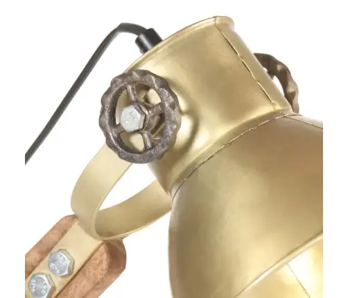 Tööstuslik Laualamp, Messing, Ümmargune, 58 X 18 X 90 Cm E27