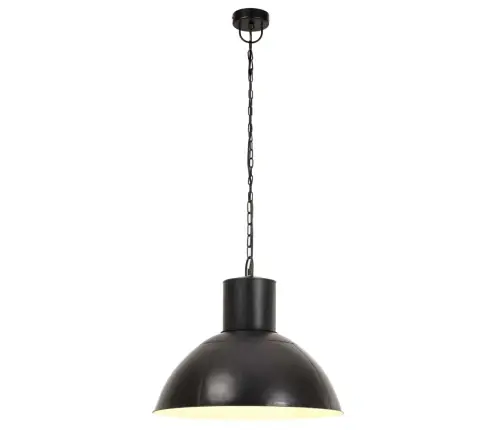 Griestu Lampa, Melna, Apaļa, 25 W, 48 Cm, E27 Vidaxl